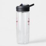Brautkommando hinzufügen Name Monogramm Brautjungf Trinkflasche<br><div class="desc">schönes Design</div>