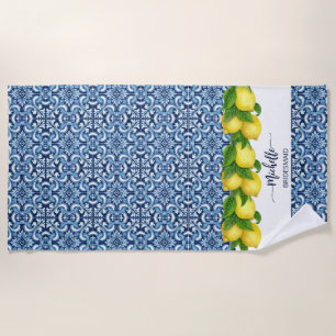 Brautmädchen Geschenke Brautparty Geschenk Custom Strandtuch