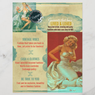 Brautmode im Vintage-Stil - Flyer