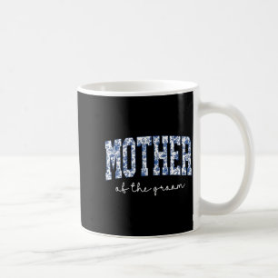 Brautmutter Blaues Blumen-Toile Übereinstimmend Kaffeetasse
