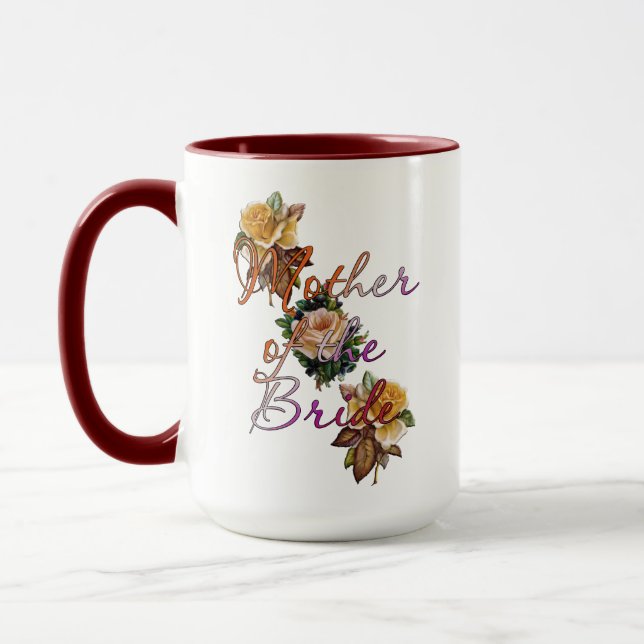 Brautmutter Blumen Tasse (Links)