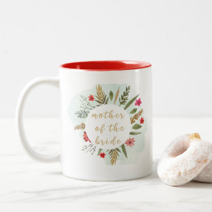 Brautmutter Blumenrot Kaffeetasse 