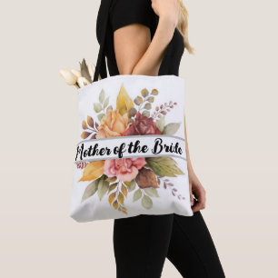 Brautmutter Burgund Floral Herbst Hochzeit T Tasche
