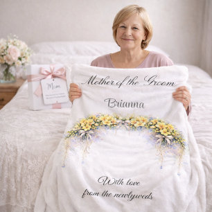 Brautmutter Freesien Hochzeitsgeschenk Fleecedecke