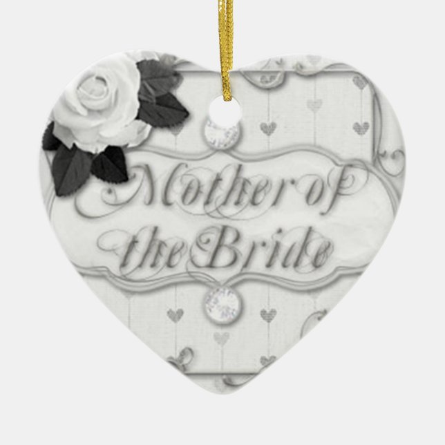 Brautmutter Keramik Ornament (Vorne)