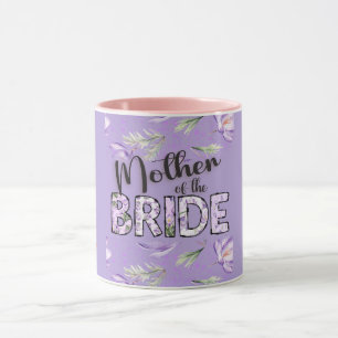 Brautmutter Lavendel Krokus Personalisiert Tasse