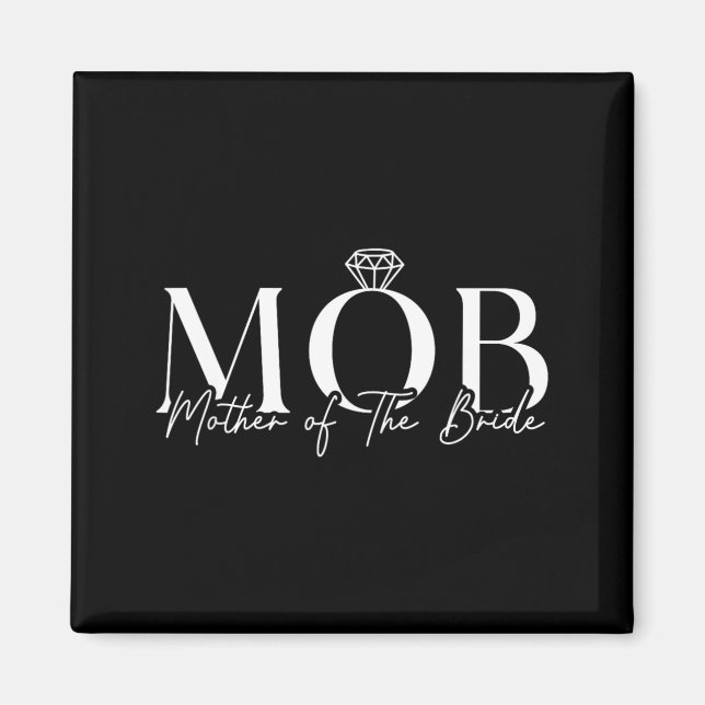 Brautmutter Mob Hochzeit Mama Cute Magnet (Vorne)