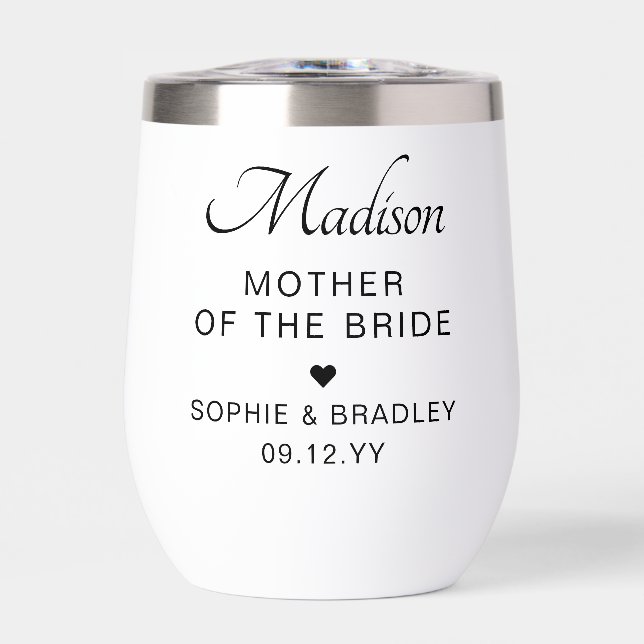 Brautmutter Personalisierte Hochzeit (Vorderseite)