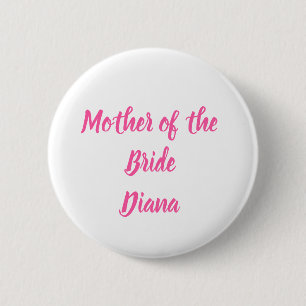 Brautmutter Rosa individuelle Namensgeschenke Hoch Button