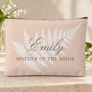 Brautmutter Soft Peach White Fern Large Zubehörtasche