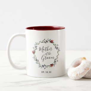 Brautmutter-Tasse   Rustikale Herbstblüte Zweifarbige Tasse