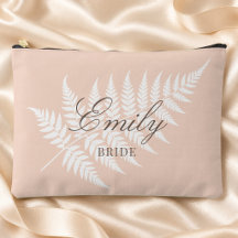 Brautname Soft Peach White Fern Groß