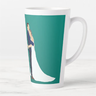 Brautpaar, helle Hauttöne Milchtasse