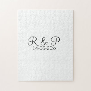 Brautpaar Name Monogramm Datum Jahr Hochzeit Roman
