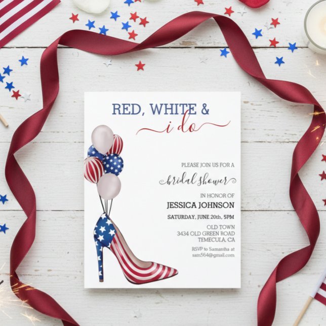 Brautparty 4. Juli Rot Blau (Von Creator hochgeladen)