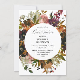 Brautparty aus Lila, rosafarbenem Einladung