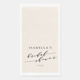 Brautparty aus Minimalistischem Individuelle Name Serviette