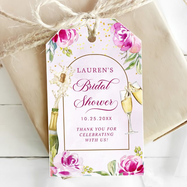 Brautparty aus Weinglas Geschenkanhänger (Von Creator hochgeladen)