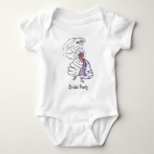 Brautparty Baby Strampler