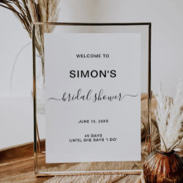 Brautparty-Begrüßungsvorlage Einladung