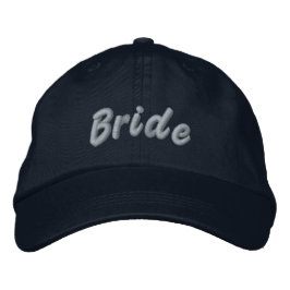 Brautparty bestickter Hut, Hochzeit von Braut Bestickte Baseballkappe