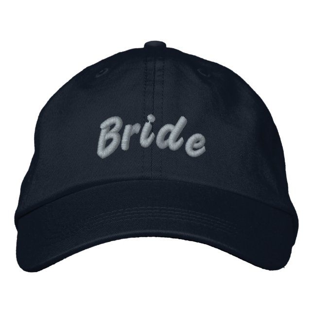 Brautparty bestickter Hut, Hochzeit von Braut Bestickte Baseballkappe (Vorderseite)