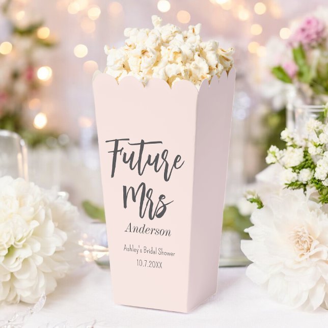 Brautparty Blush Pink Future Mrs. Favor Box Geschenkschachtel (Von Creator hochgeladen)