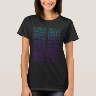 Brautparty Braut Retro Junggesellinnenabschied T-Shirt