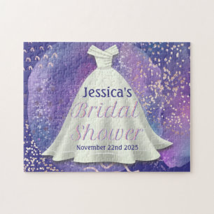 Brautparty Brautkleid Lila & Rosen Gold Glam