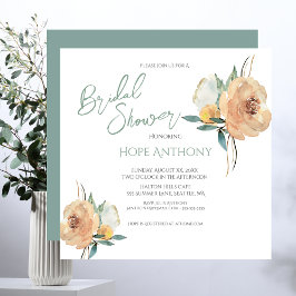 Brautparty Bright Summer Blume Elegant Einladung