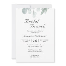 Brautparty Brunch Eukalyptus Floral Wedding