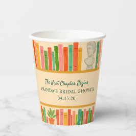 Brautparty buchen | Chic Fun "New Chapter" Pappbecher