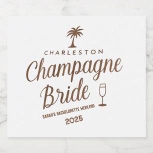 Brautparty Charleston Champagner individuell