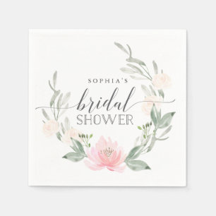 Brautparty Cocktail Napkins Pastell Blush Serviette