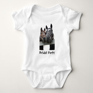 Brautparty Country Wedding Baby Strampler