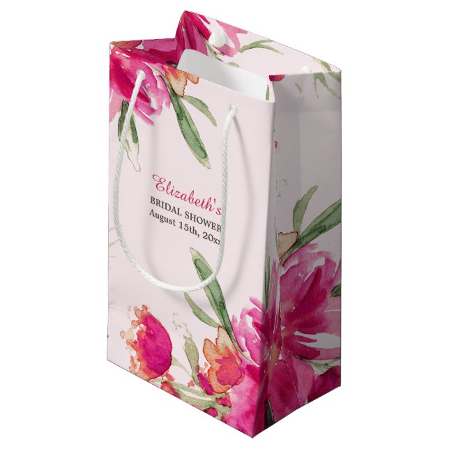 Brautparty Danke, dass ihr Hostess Gift Bags Kleine Geschenktüte (Vorderseite Schrägansicht)