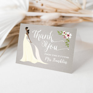 Brautparty Dankeschön Karte - Kakao