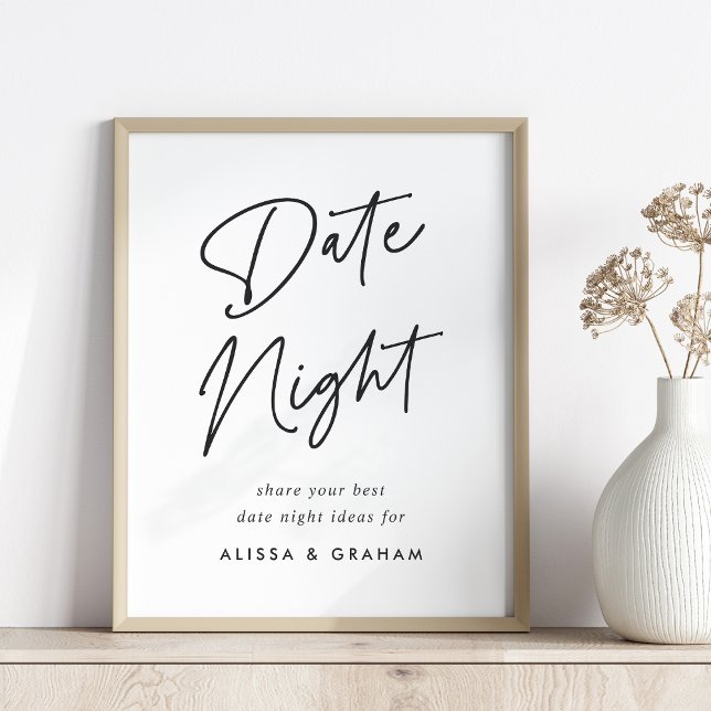 Brautparty Date Jar Sign Poster (Von Creator hochgeladen)