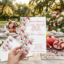 Brautparty der Blushing Pomegranate Branch