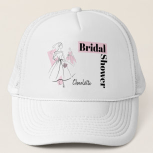 Brautparty der Fashion Bride Pink Group Truckerkappe