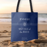 Brautparty der Nautischen Hochzeit Mutter der Brau Tasche<br><div class="desc">Brautparty Tasche mit nautischen Thema, um für jedes Mitglied in Ihrem Brautparty personalisieren. Der benutzerdefinierte Text enthält Ihren Gastnamen, Ihre Rolle oder Beziehung und den Namen der Braut und des Bräutigams sowie deren Hochzeitstermin. Will man sich in das Design-Tool zu wagen, kann man auch die Hintergrundfarbe, den Text und das...</div>