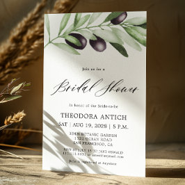 Brautparty der Olive Branches Einladung