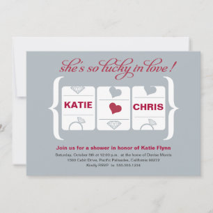 Brautparty der Schlitzmaschine Einladung