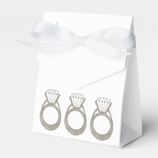 Brautparty Diamond für die Hochzeitspartnerschaft Geschenkschachtel (Vorderseite)