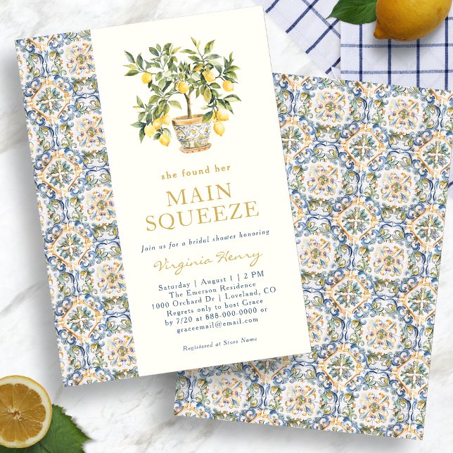 Brautparty Einladung (Main Squeeze Bridal Shower Invitation
)