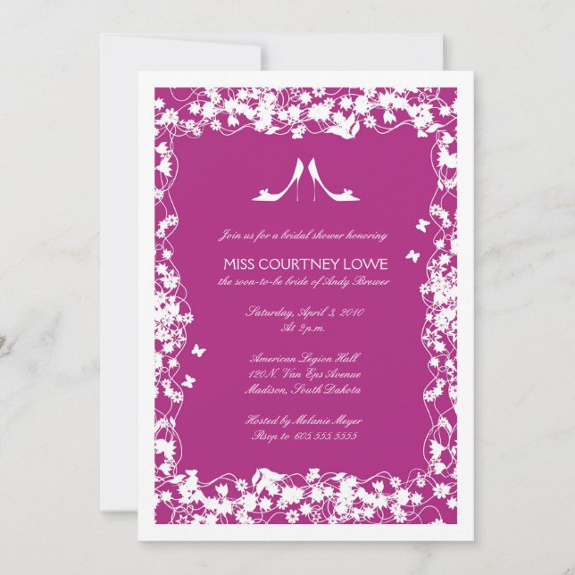 Brautparty-Einladung Einladung (Vorderseite)