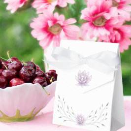 Brautparty Elegante Pink Lotus Bevorzugung Box Geschenkschachtel