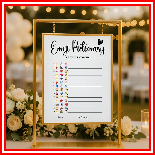 Brautparty Emoji Pictionary Bridal Emoji Games (Von Creator hochgeladen)