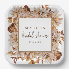 Brautparty-Fallpapierplatte Pappteller