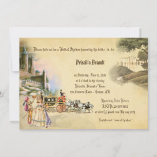 Brautparty, Fantasy Märchen, romantisch Einladung